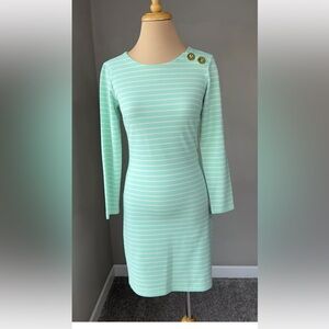 Sail to Sable Striped Hamptons Sheath Dress XXS